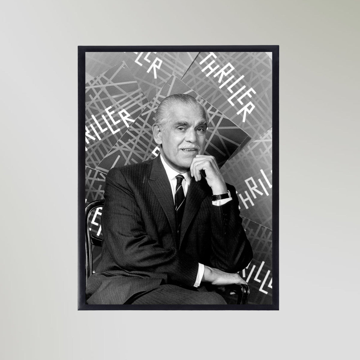 Boris Karloff (1960) Portrait Art Print