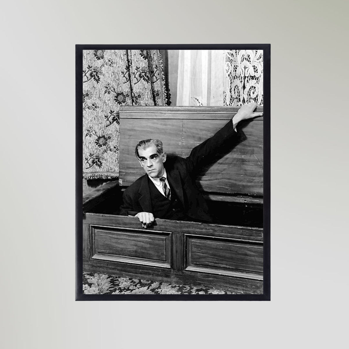 Boris Karloff (1943) Portrait Art Print