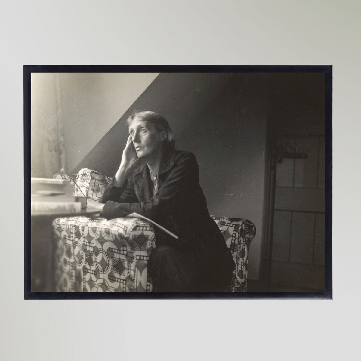 Virginia Woolf At Monks House (1941) Portrait Art Print