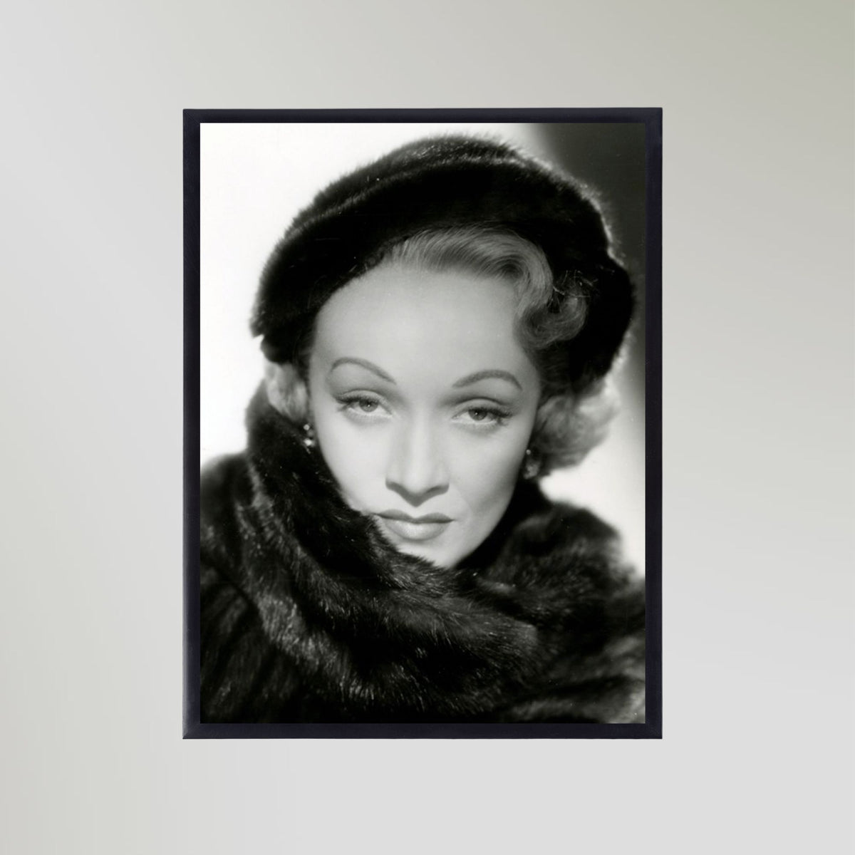 Marlene Dietrich (1951) Portrait Art Print