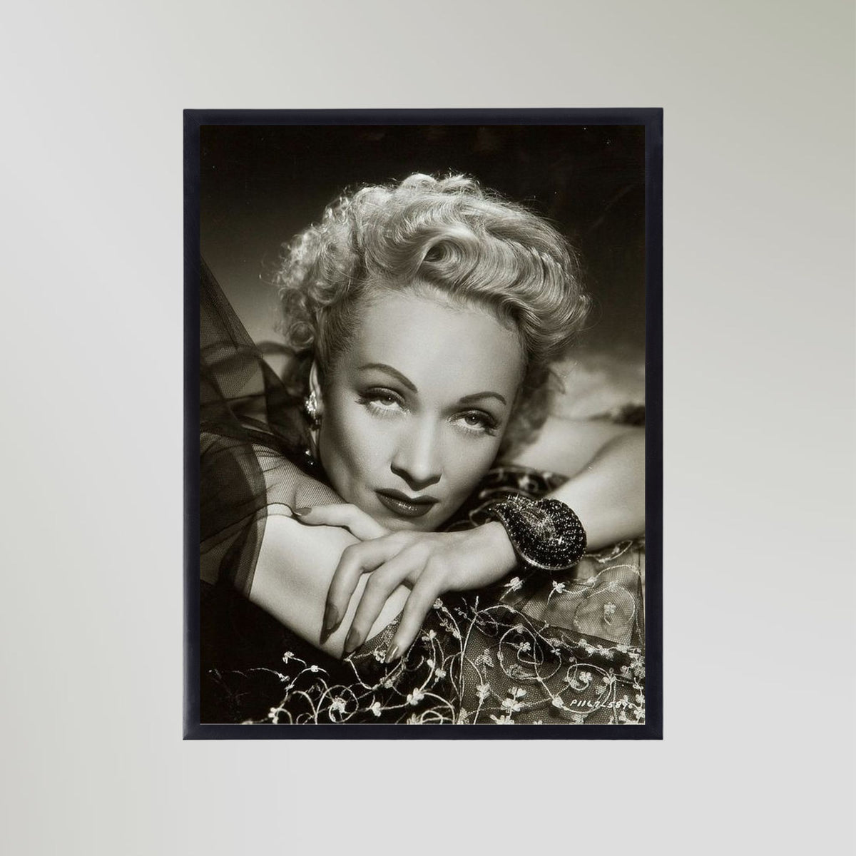 Marlene Dietrich (1950) Portrait Art Print