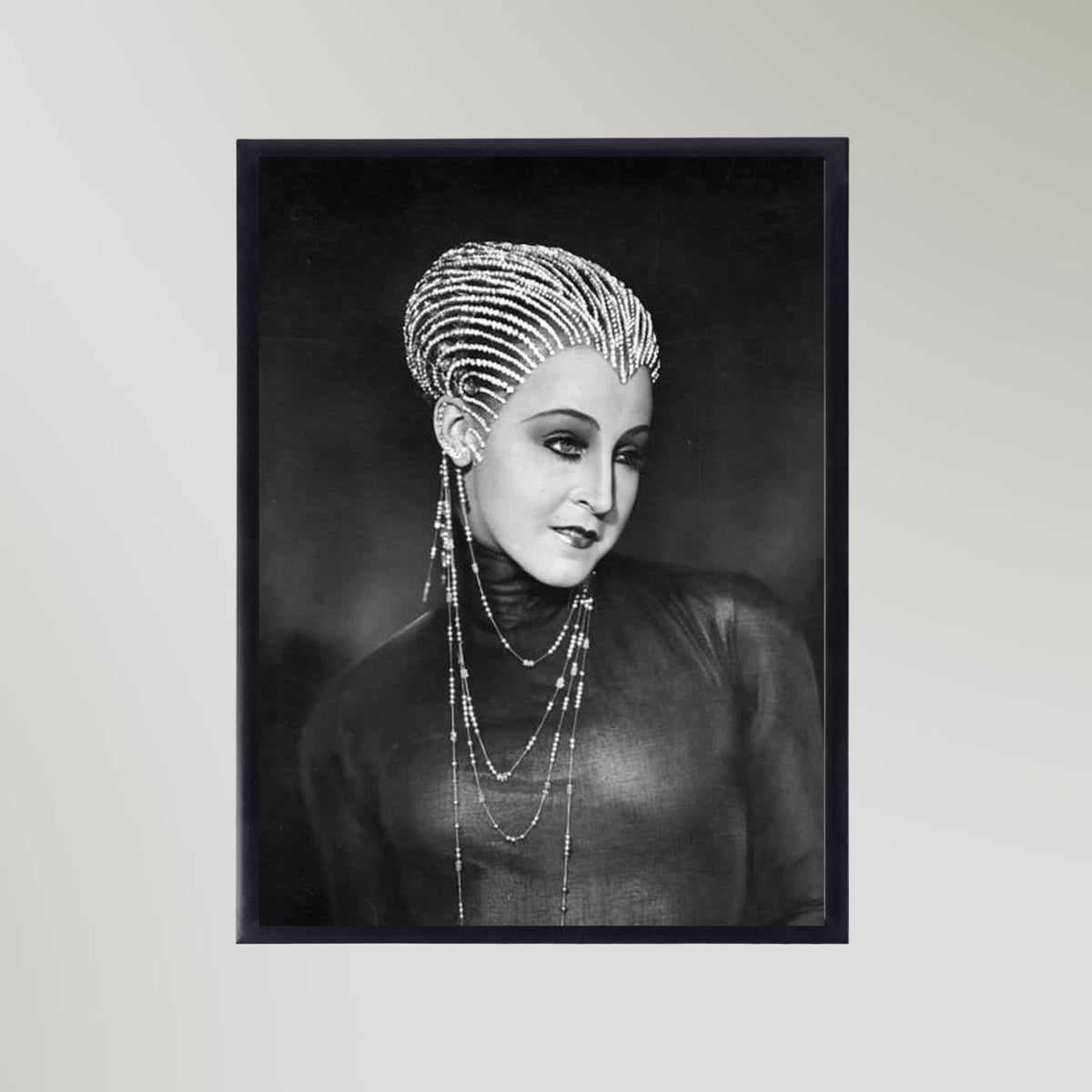 Brigitte Helm in Metropolis (1927) Vintage Portrait Art Print