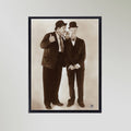 Laurel & Hardy Portrait Art Print
