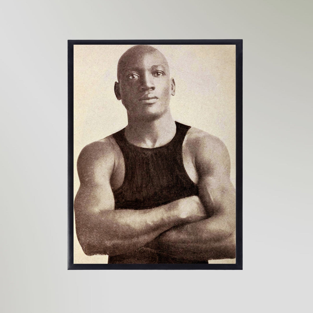 Jack Johnson (1908) Boxer Portrait Art Print