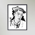 Buster Keaton Portrait Art Print