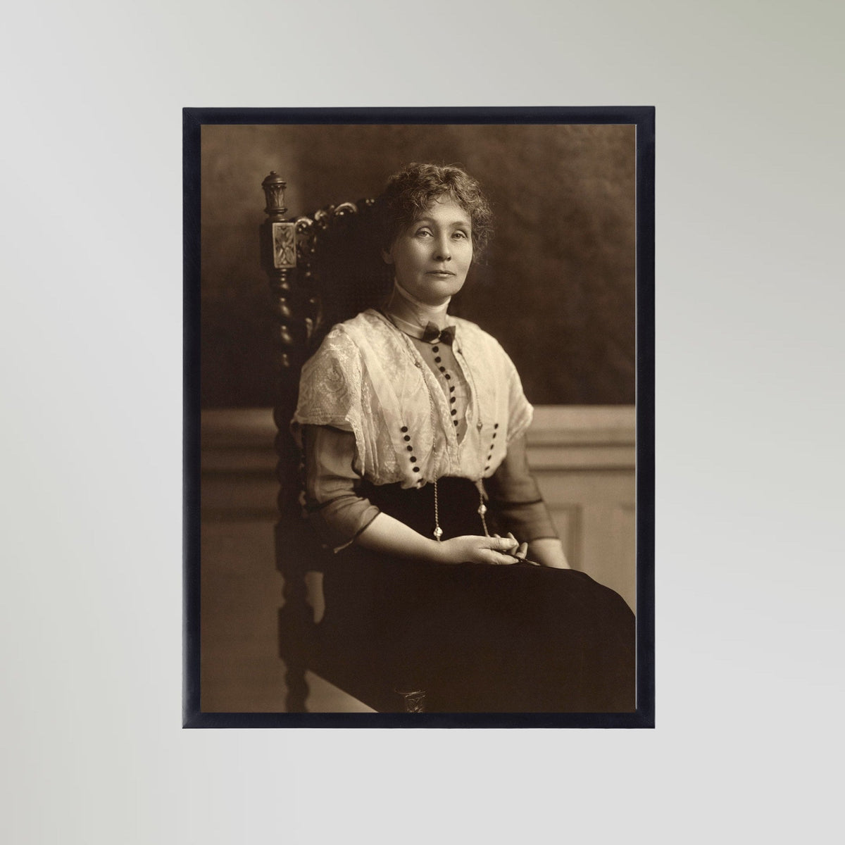 Emily Pankhurst (1913) Portrait Art Print