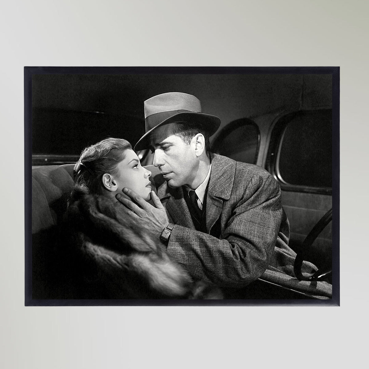 Lauren Bacall & Humphrey Bogart (1946) Portrait Art Print