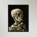 Head Of A Skeleton With A Burning Cigarette (1886) by Vincent Van Gogh Painting Print