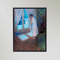 The Girl By The Window (1893) By Edvard Munch Painting Art Print
