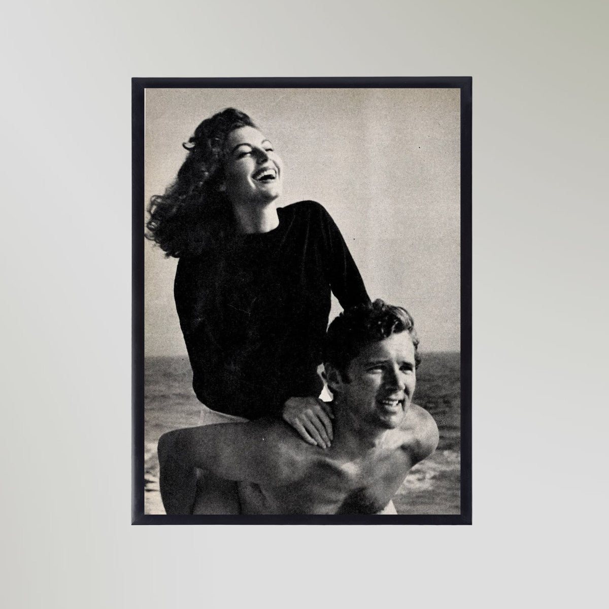 Ava Gardner & Howard Duff Portrait Art Print