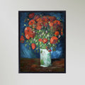 Vase With Poppies (1886) by Vincent Van Gogh Painting Print
