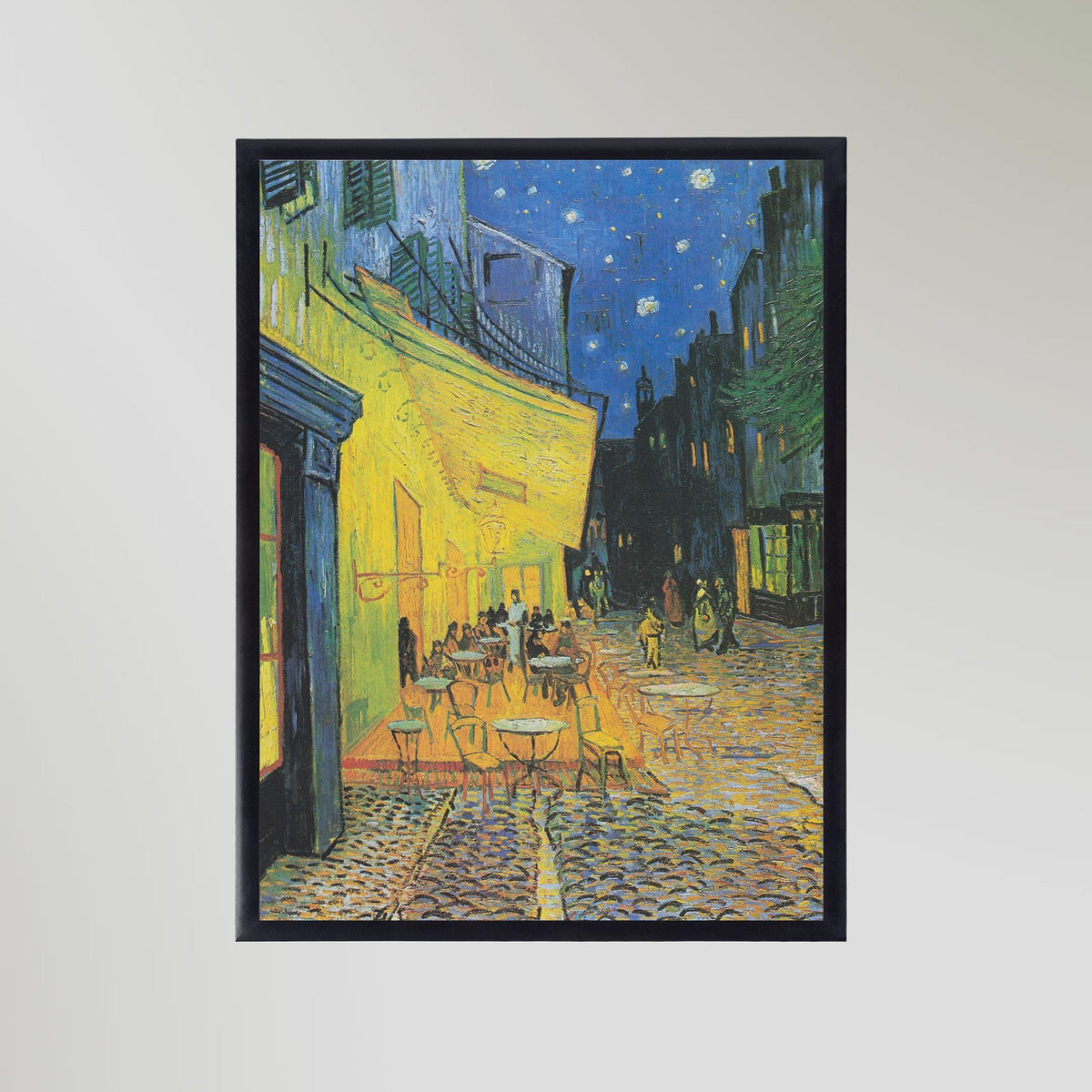 Café Terrace At Night (1888) By Vincent Van Gogh Painting Art Print
