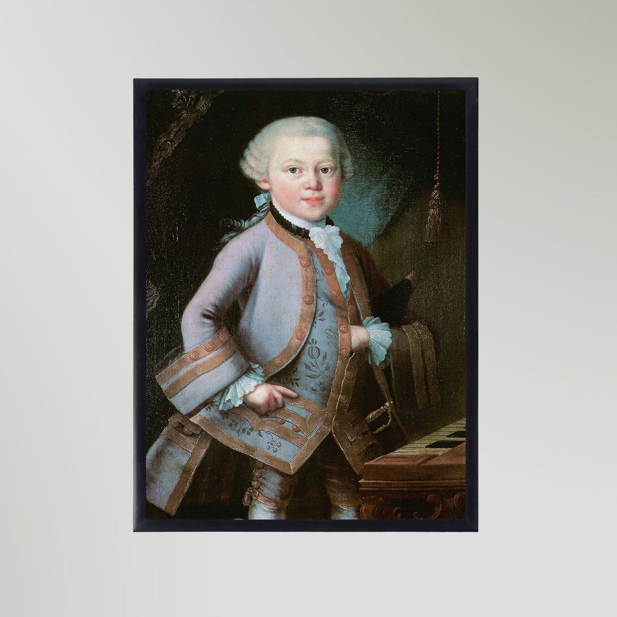 Wolfgang Amadeus Mozart - Aged 6 (1763) Painting Art Print