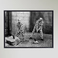 Buster Keaton In Convict (1920) Portrait Art Print
