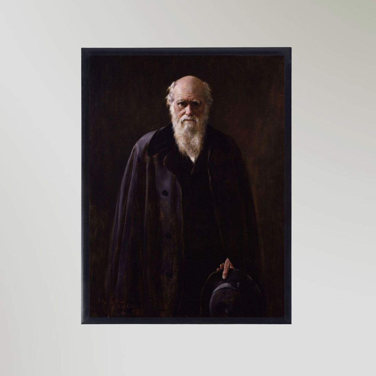 Charles Darwin (1881) Portrait Painting Print