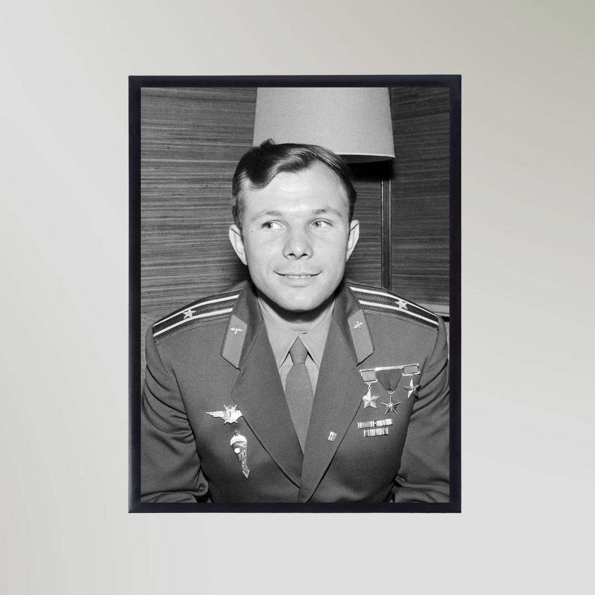 Yuri Gagarin (1961) Portrait Art Print
