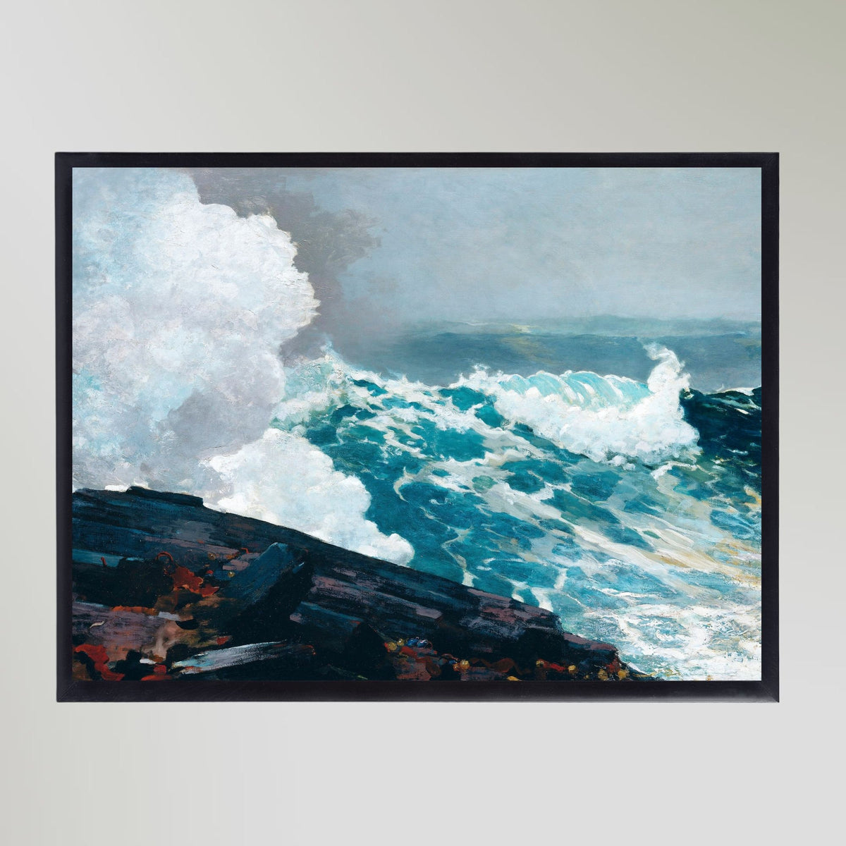 Northeaster (1895) by Winslow Homer Painting Art Print