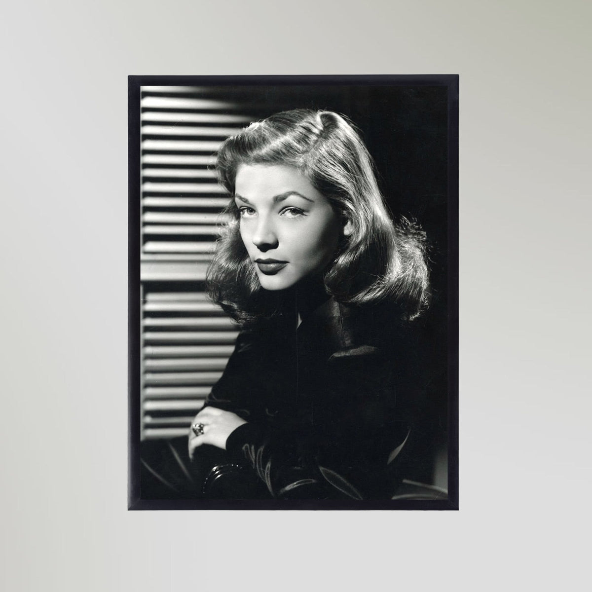 Lauren Bacall (1945) Portrait Art Print