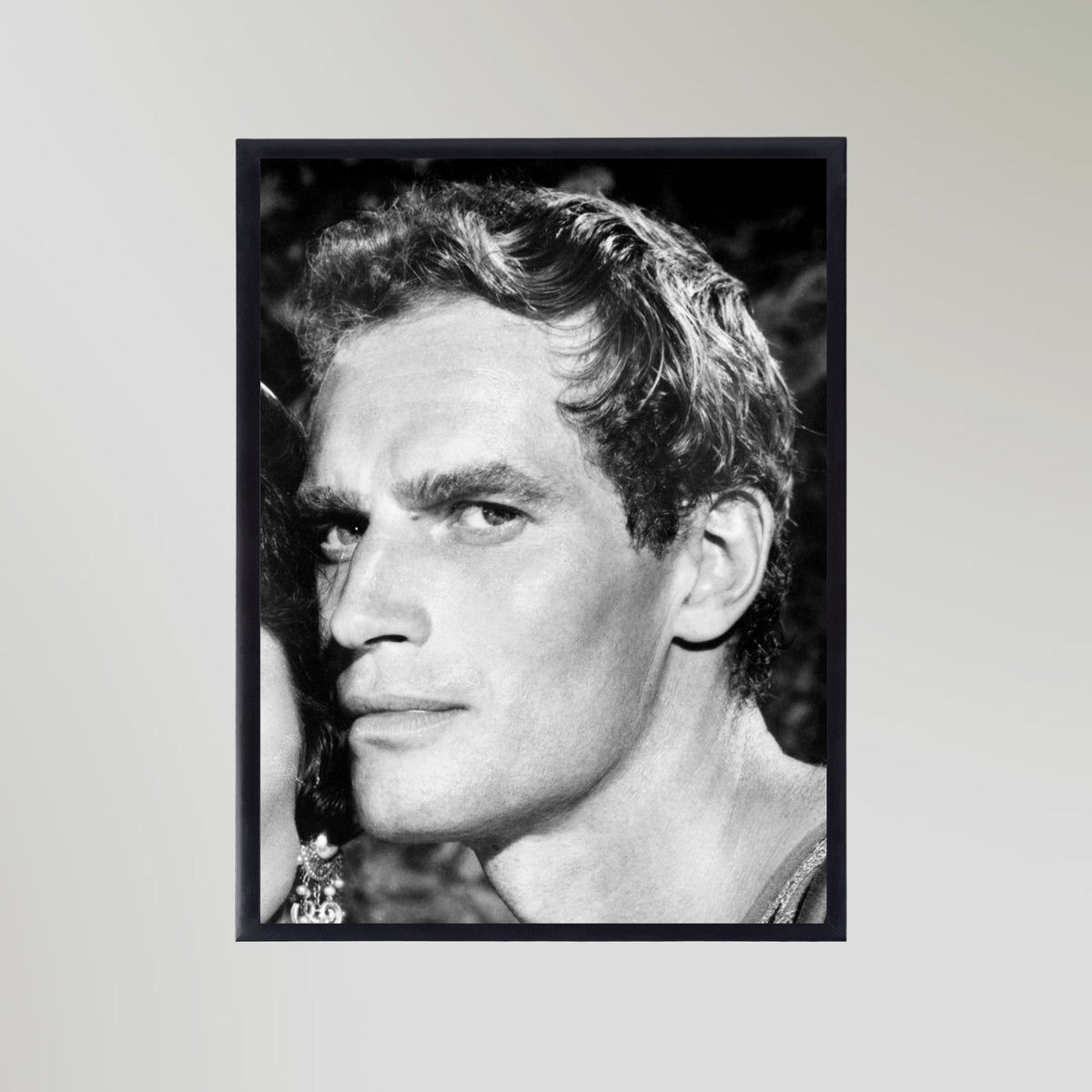 Charlton Heston Portrait Art Print