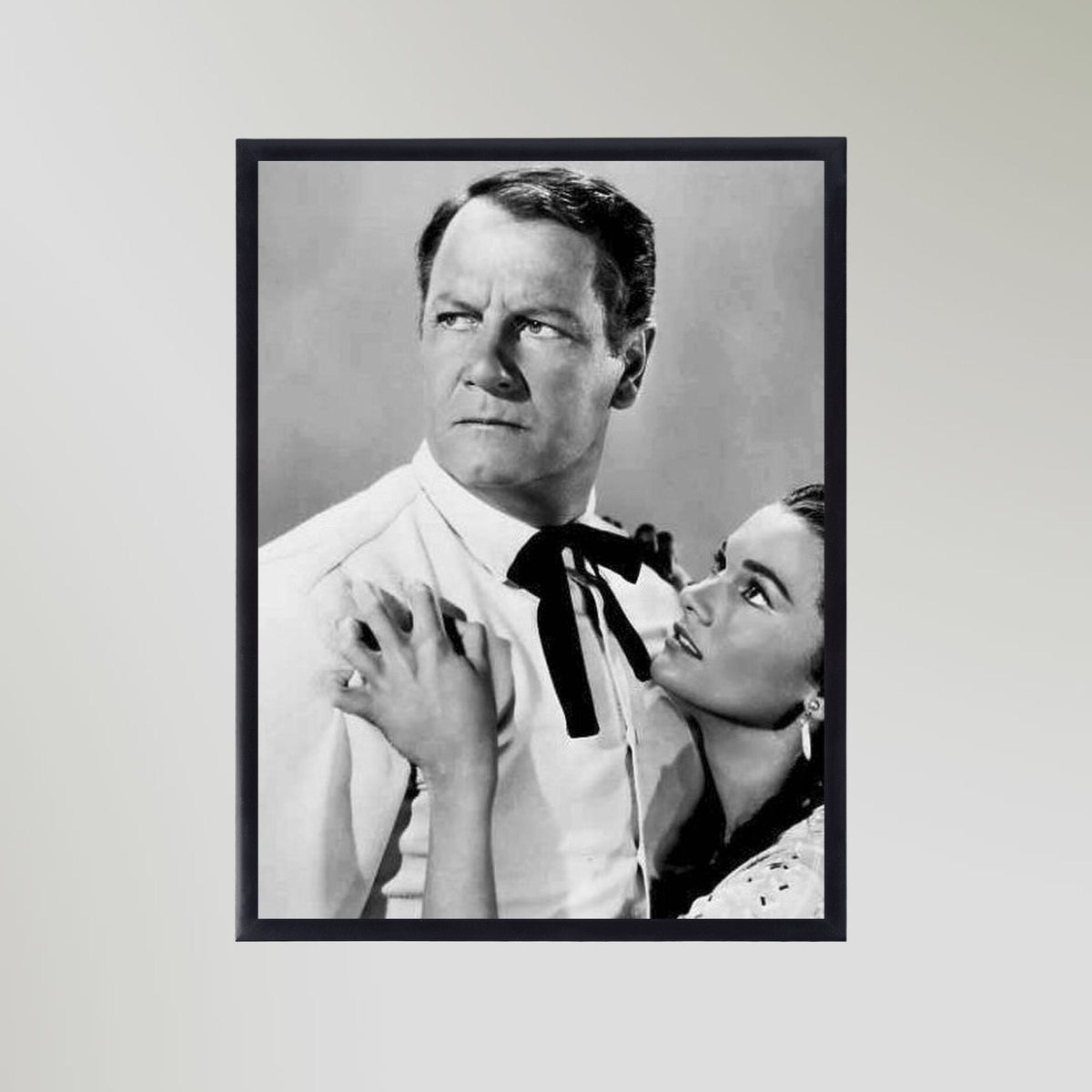 Joel McCrea & Gloria Talbott (1957) Portrait Art Print