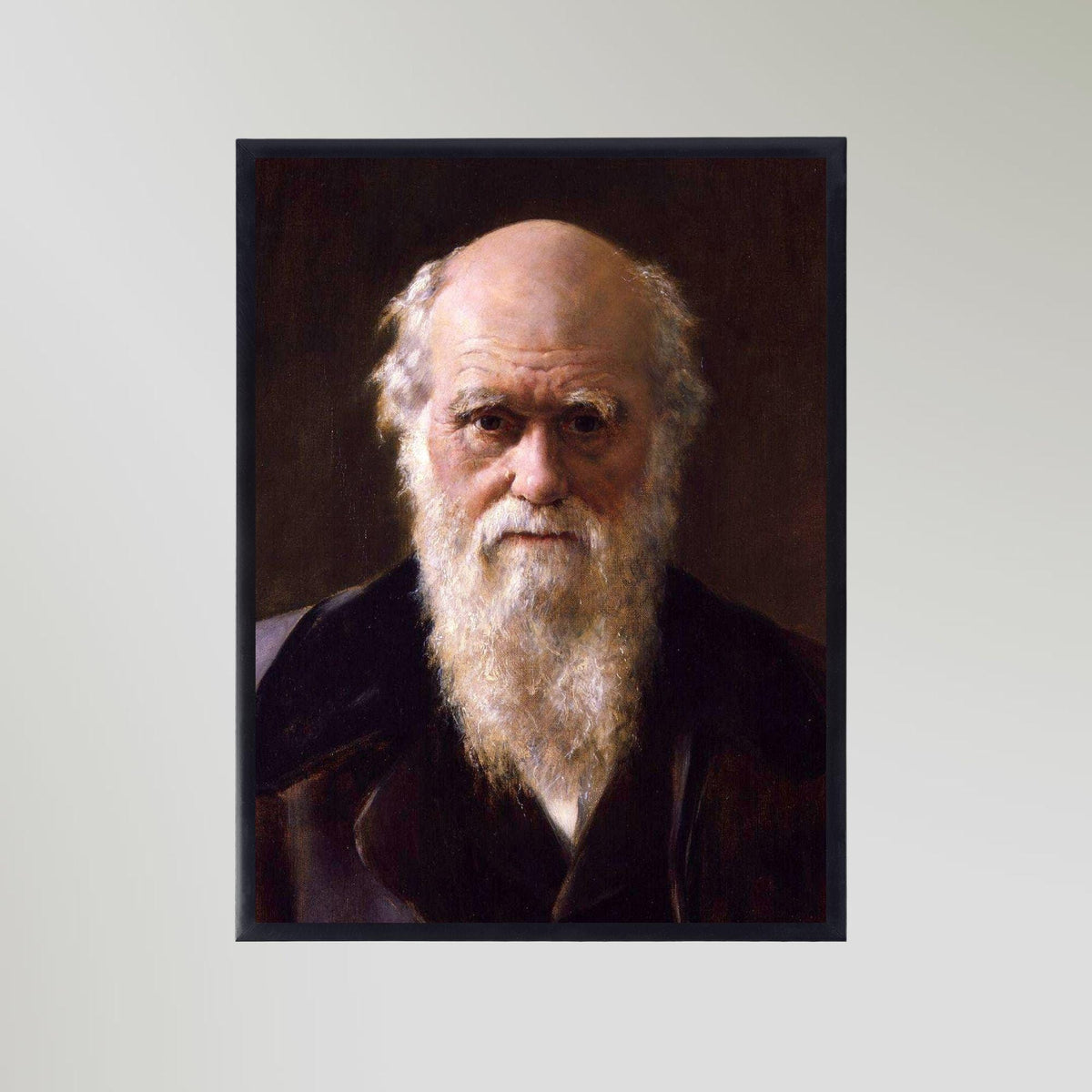Charles Darwin Painting Portrait Art Print
